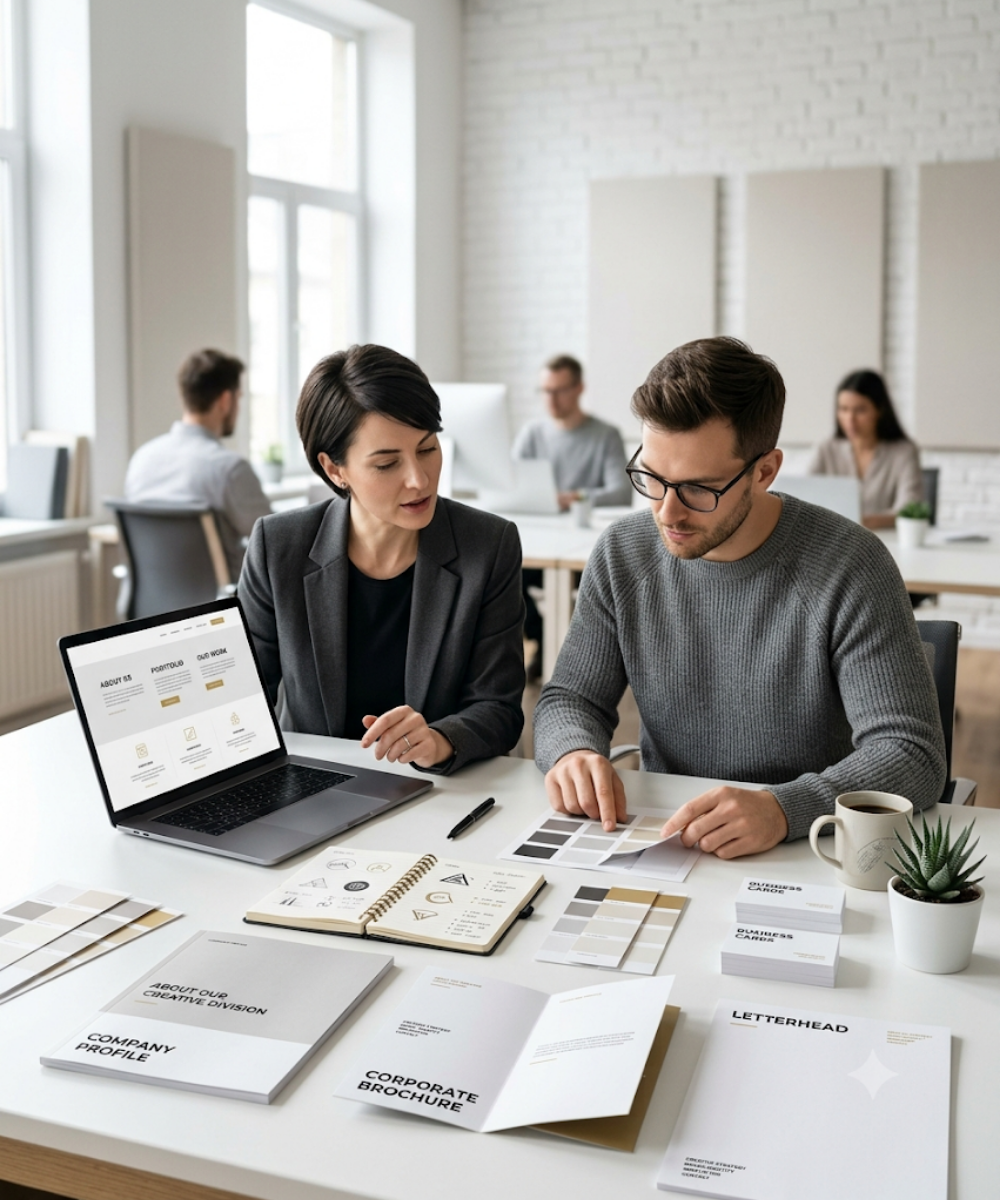 TORQO branding and design workspace